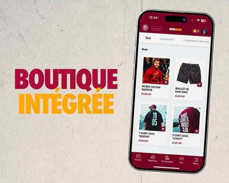 Boutique intégrée