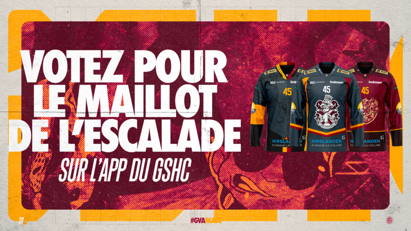 Votez pour le maillot de l'Escalade